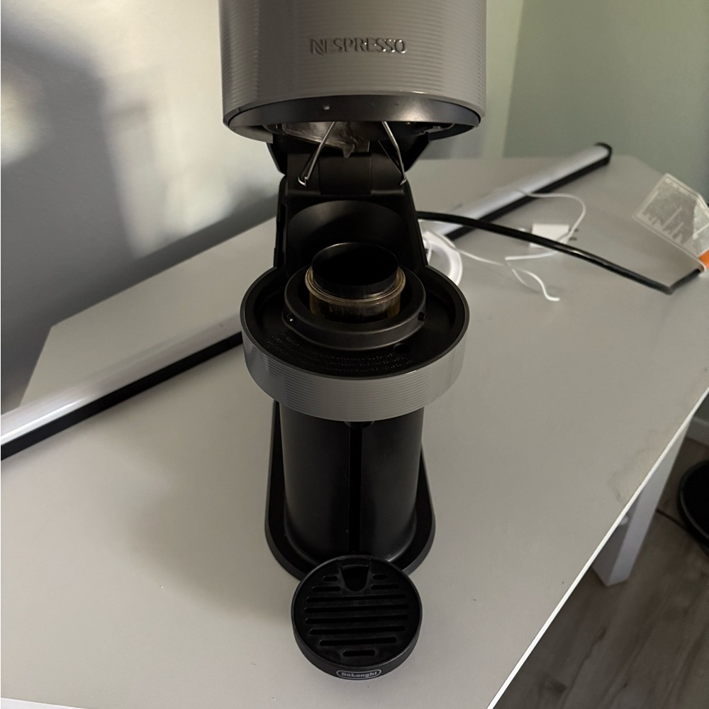 Nespresso Machine in Black and Gray